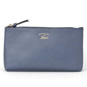 Gucci Swing Blue Leather Pouch Bag